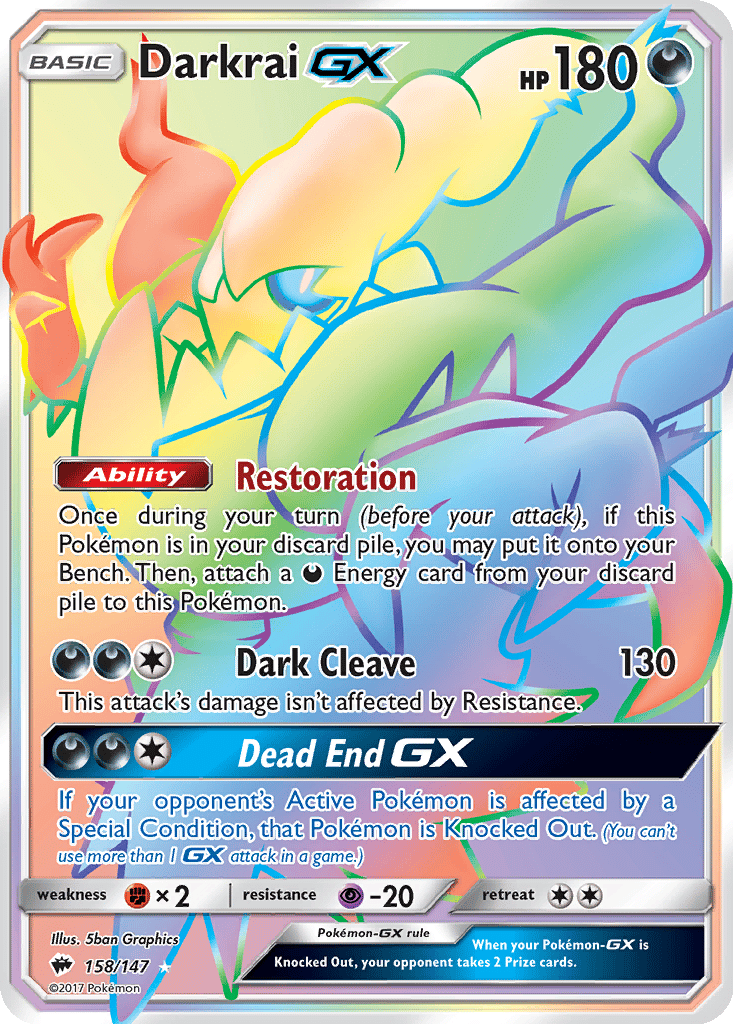 Darkrai GX card