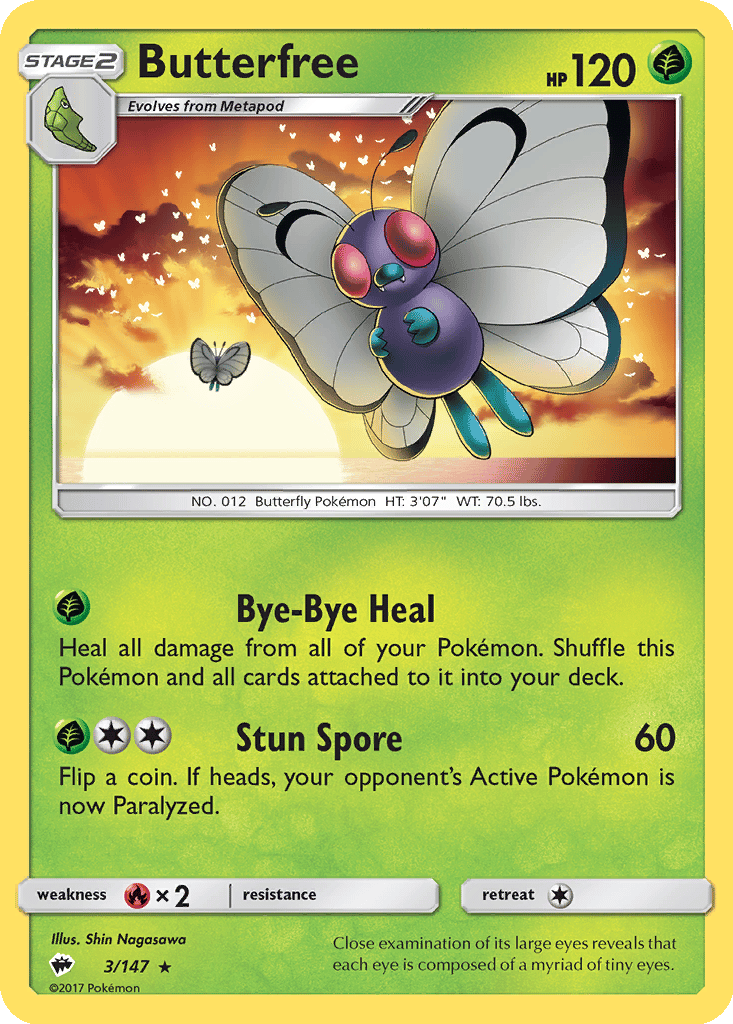 Butterfree card