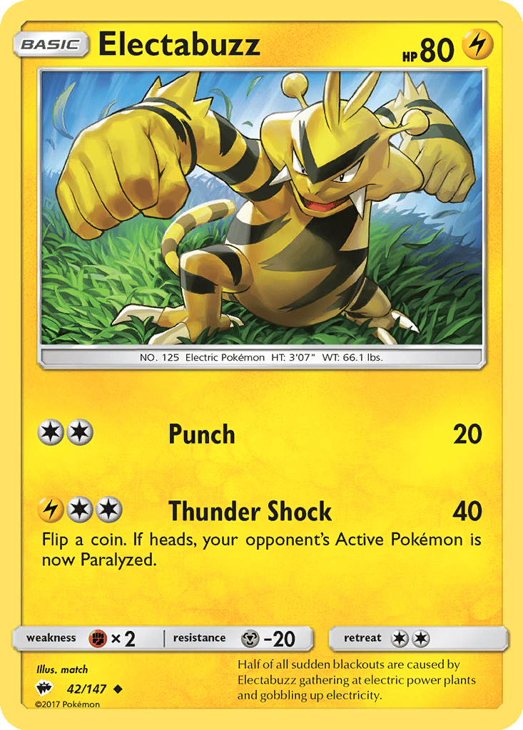 Electabuzz card