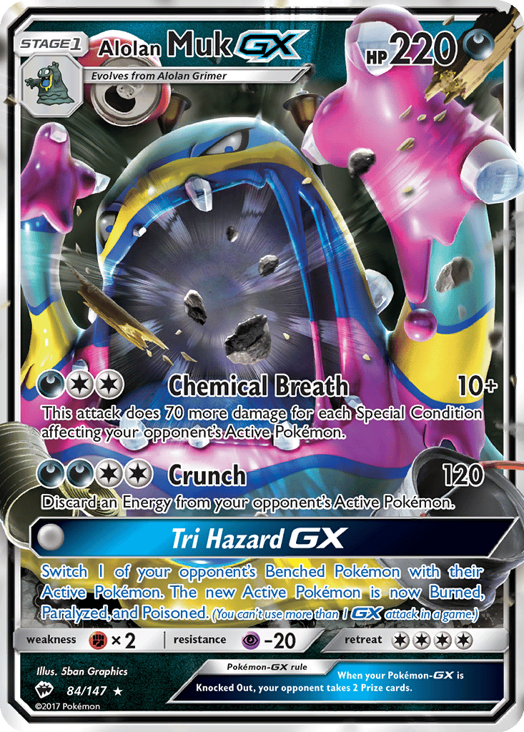 Alolan Muk GX card
