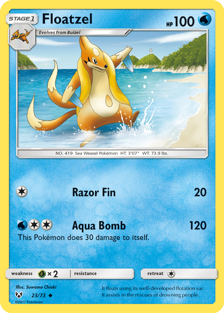 Floatzel card
