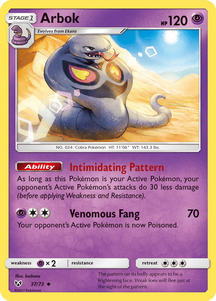 Arbok card