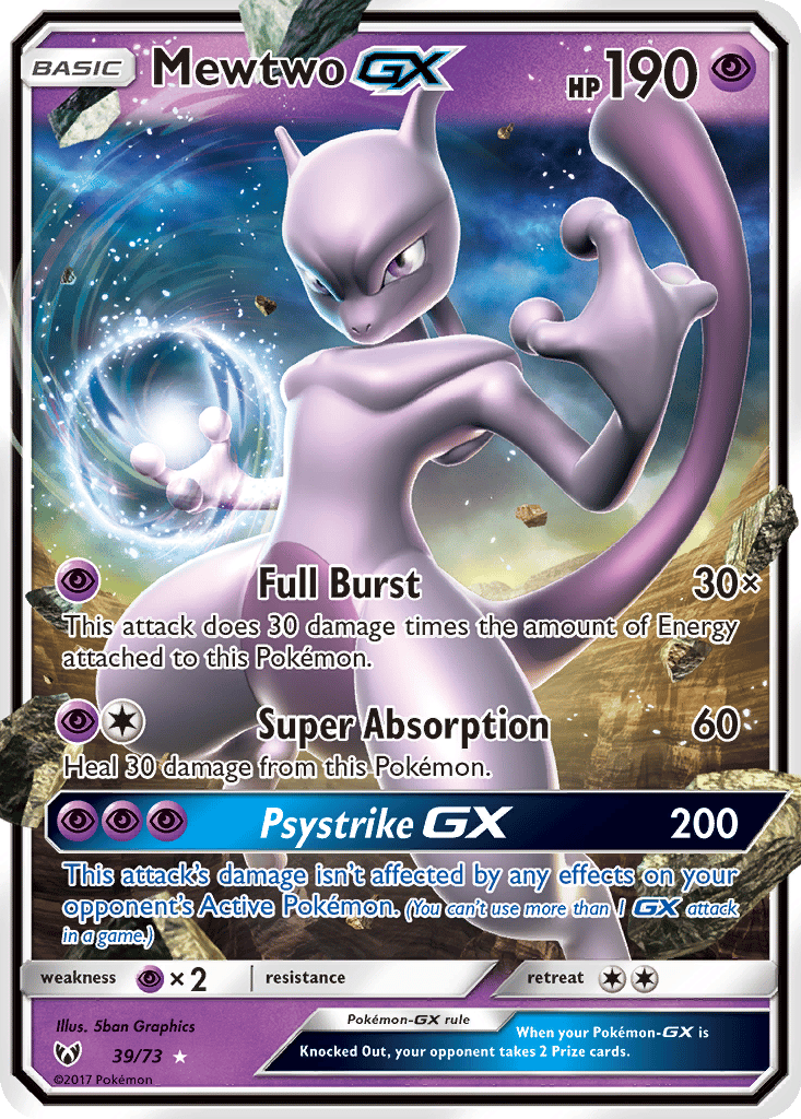 Mewtwo GX card