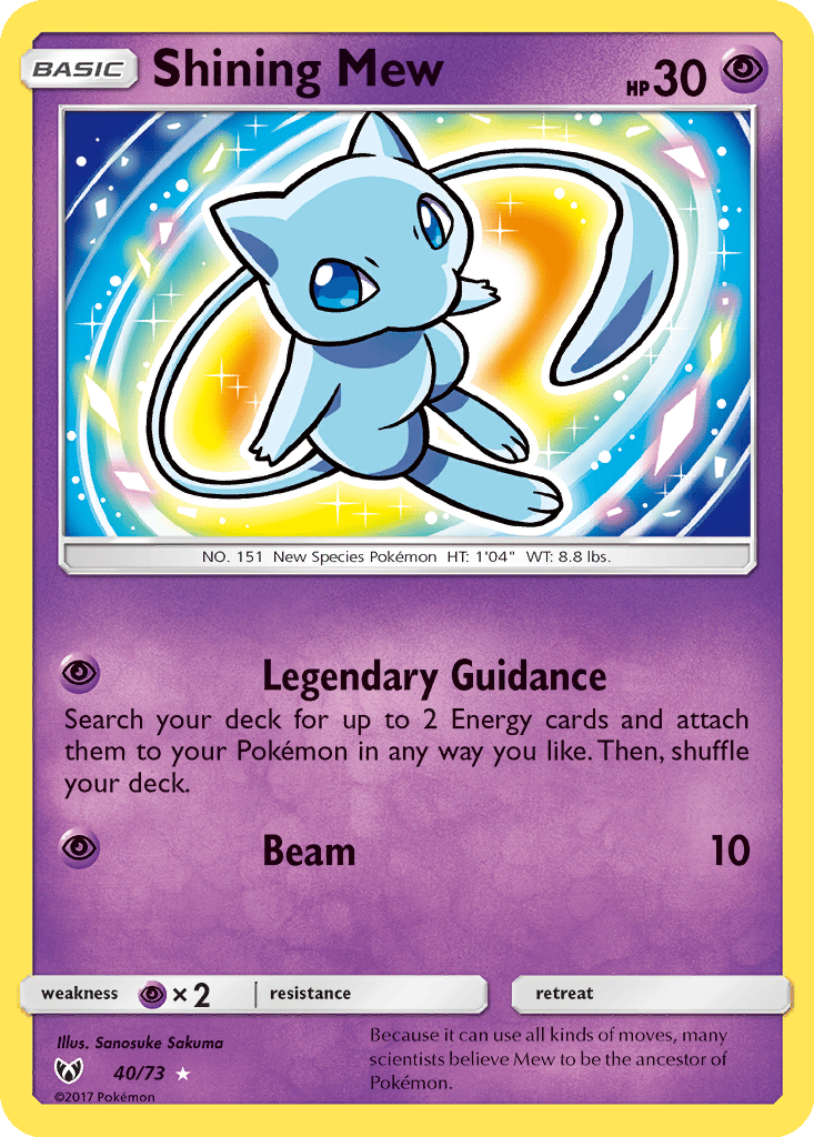 Shining Mew card