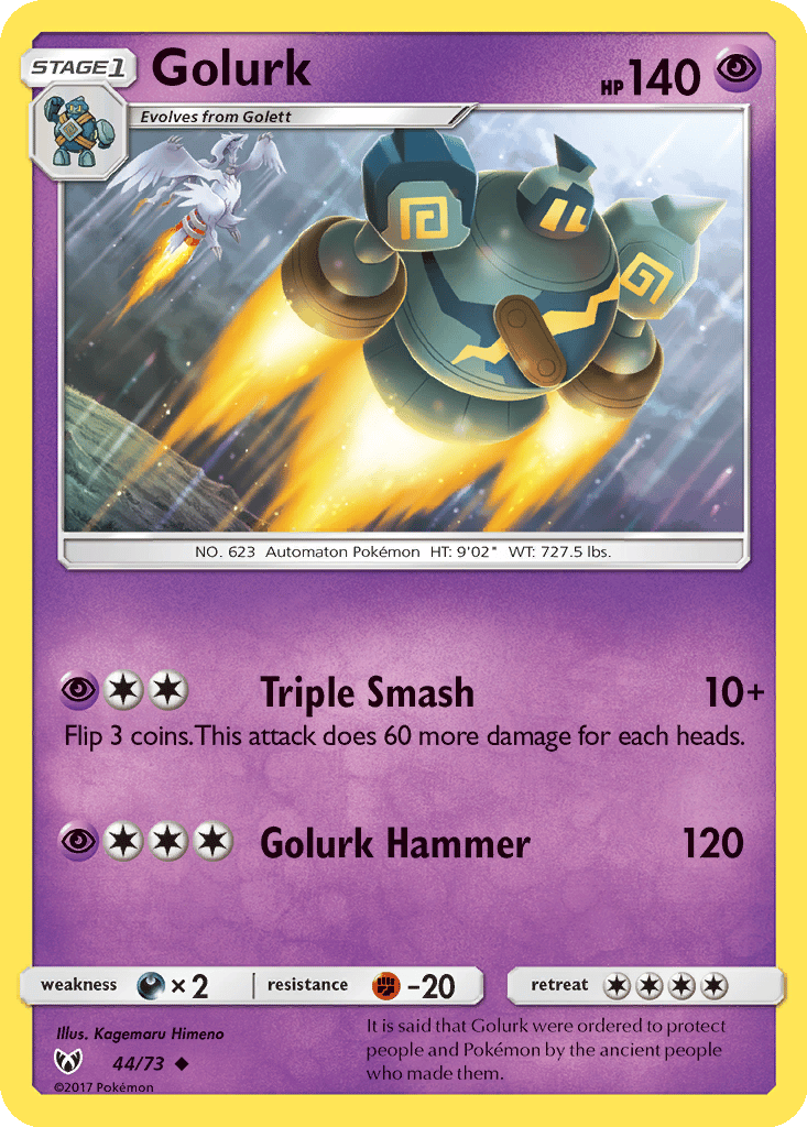 Golurk card
