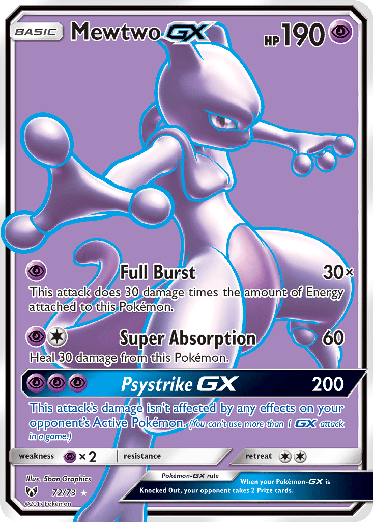 Mewtwo GX card