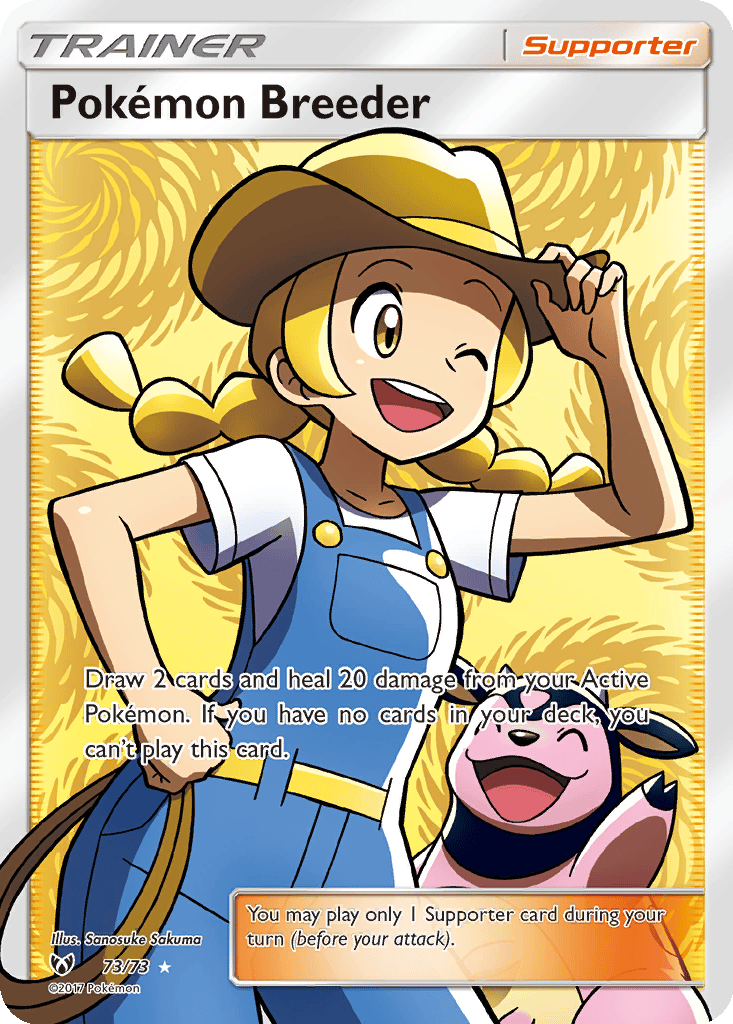 Pokémon Breeder card