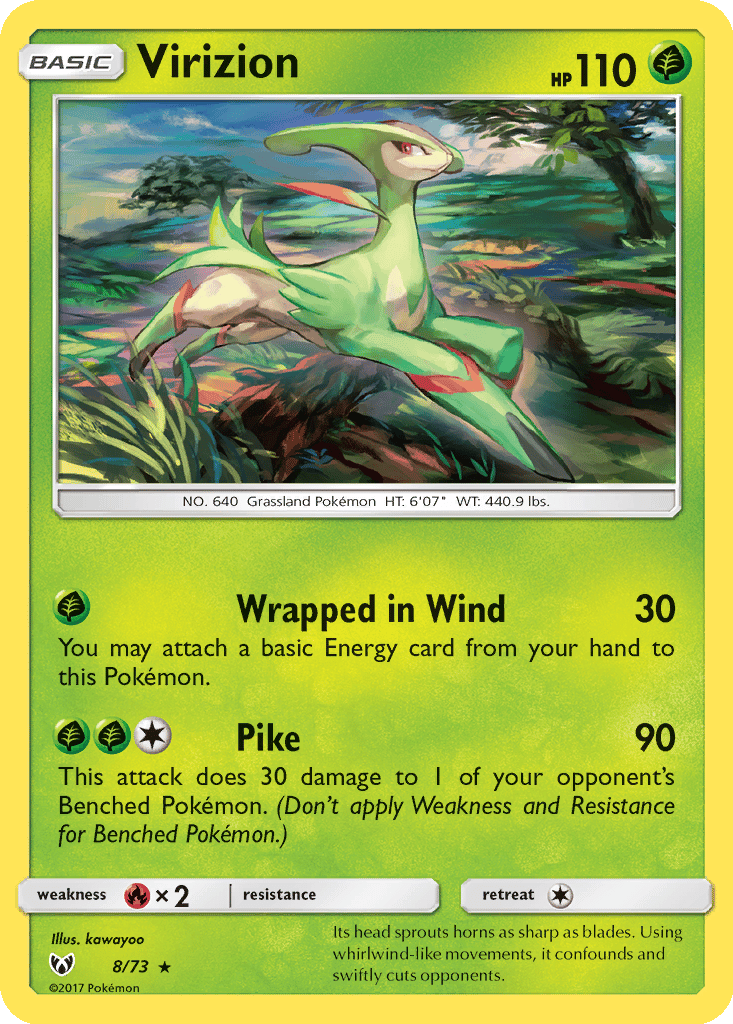 Virizion card