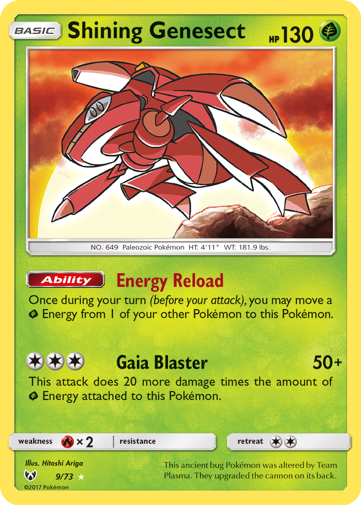 Shining Genesect card