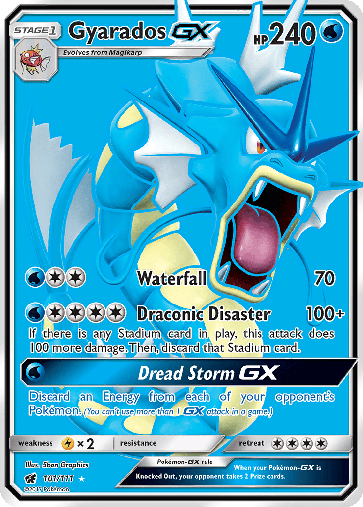 Gyarados GX card
