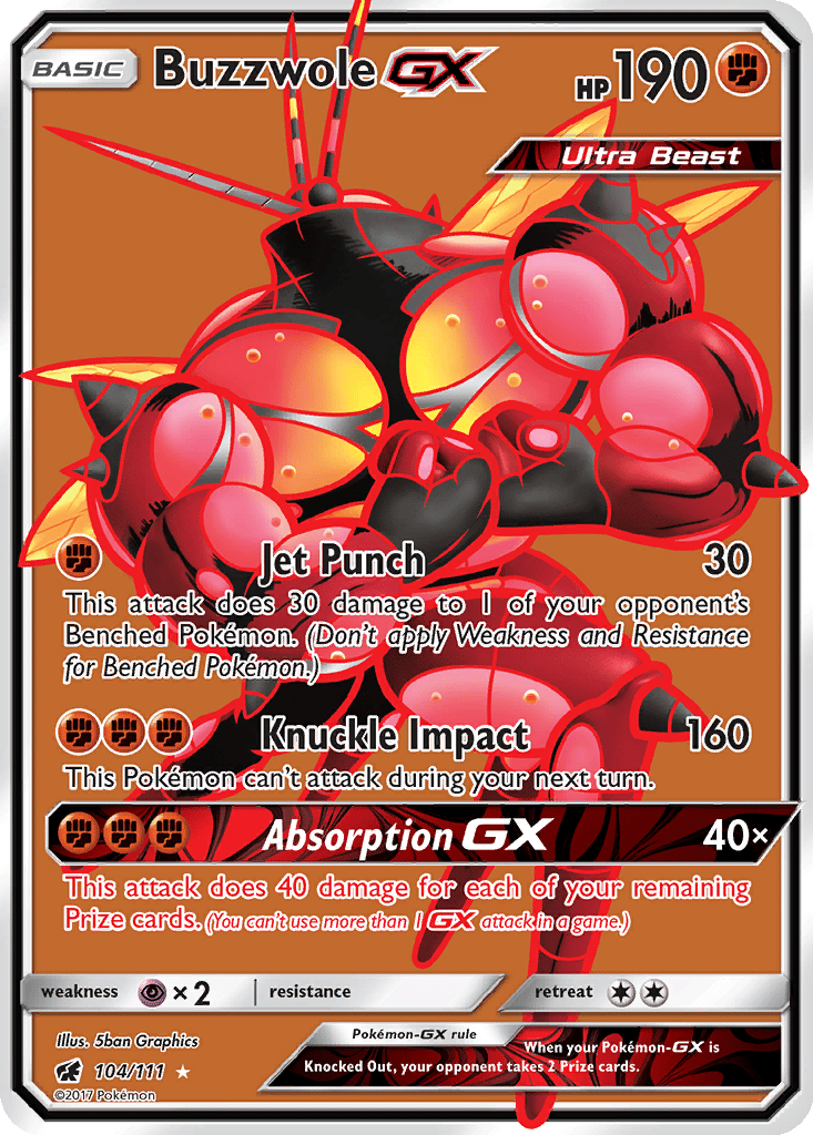 Buzzwole GX card