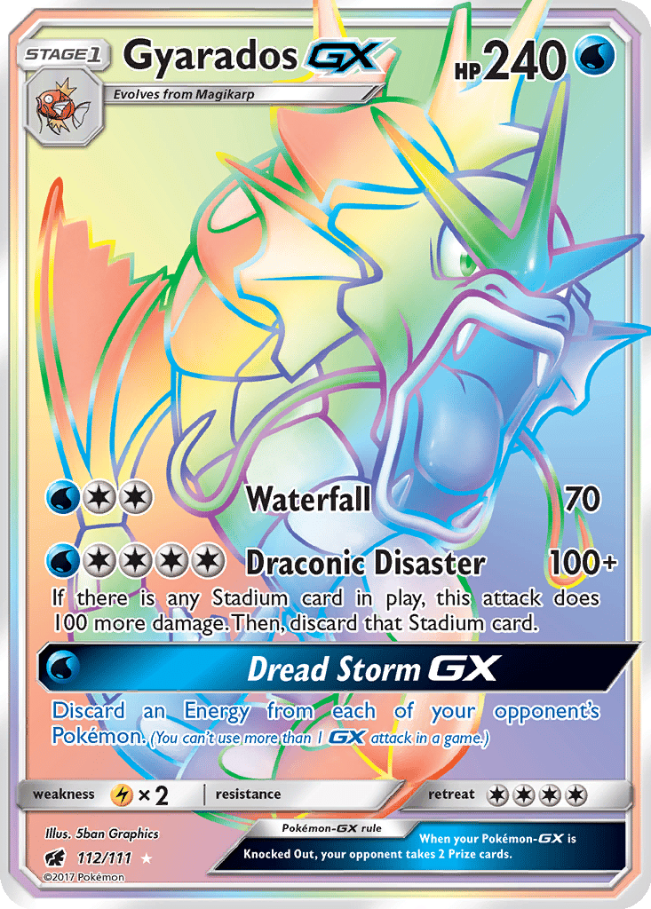 Gyarados GX card