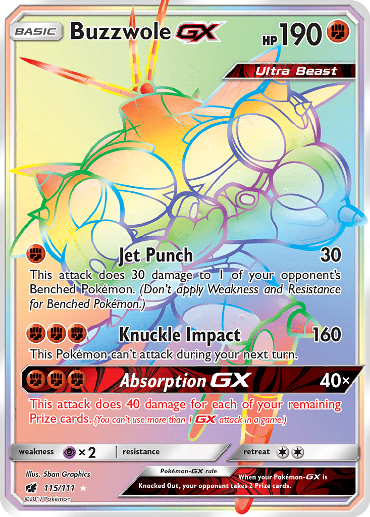 Buzzwole GX card