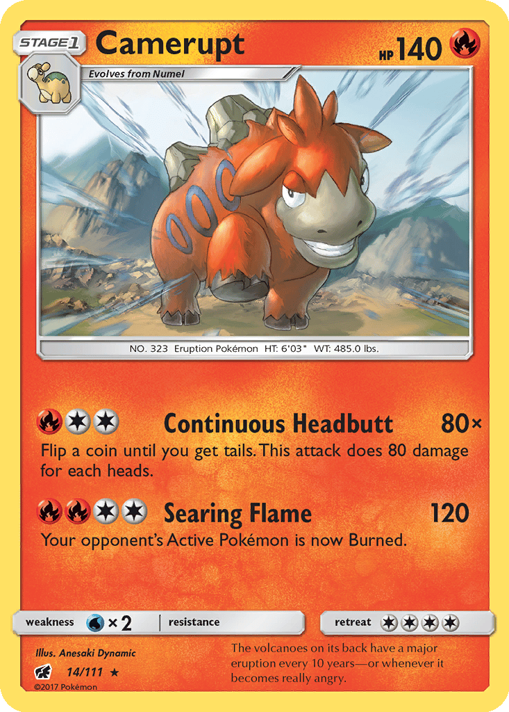 Camerupt card