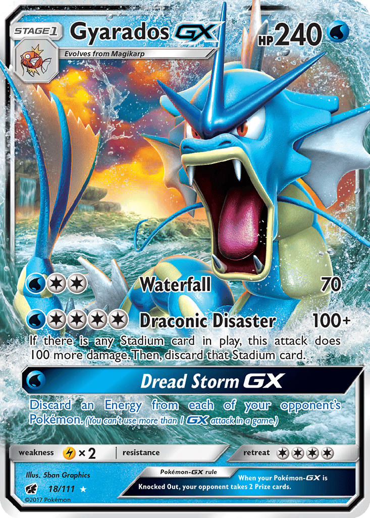 Gyarados GX card