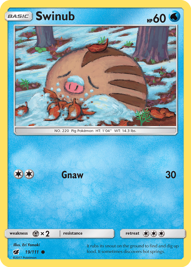 Swinub card