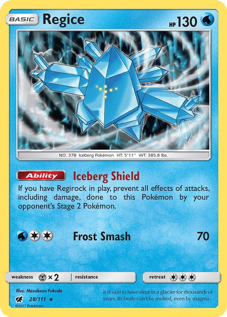 Regice card