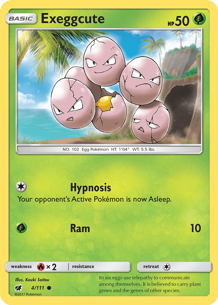 Exeggcute card