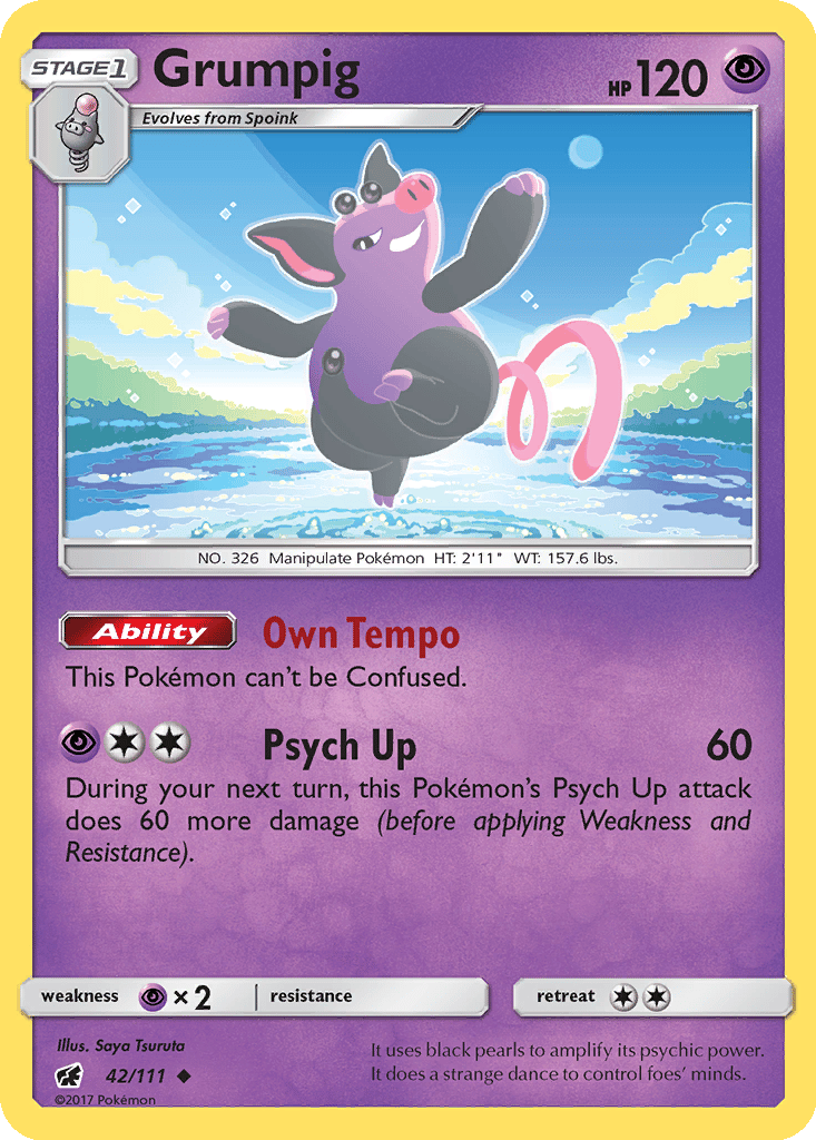 Grumpig card
