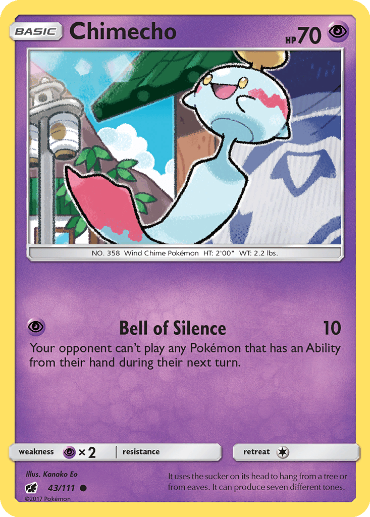 Chimecho card