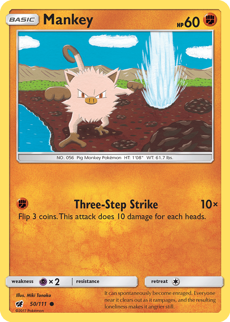 Mankey card