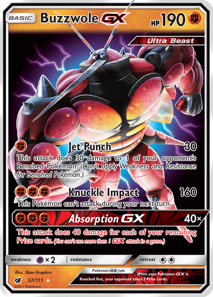 Buzzwole GX card