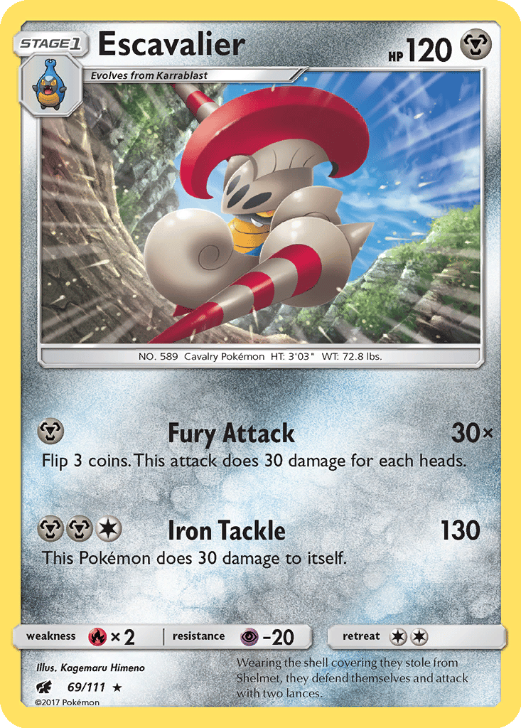 Escavalier card