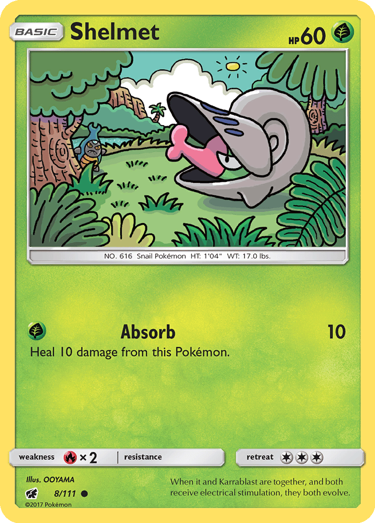 Shelmet card