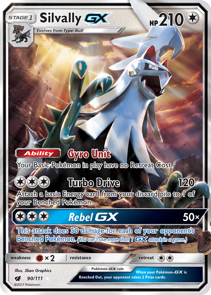 Silvally GX card