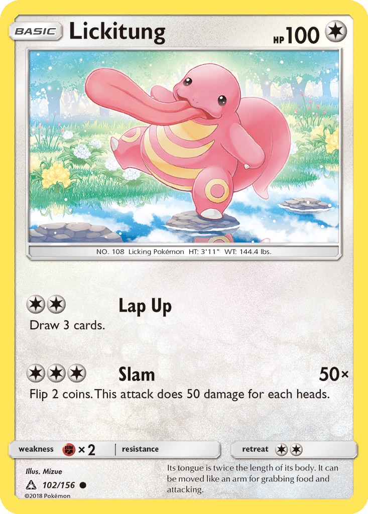 Lickitung card