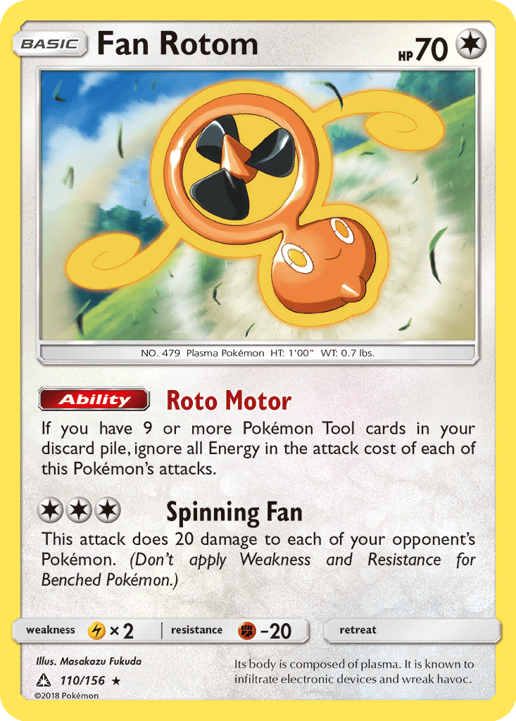 Fan Rotom card
