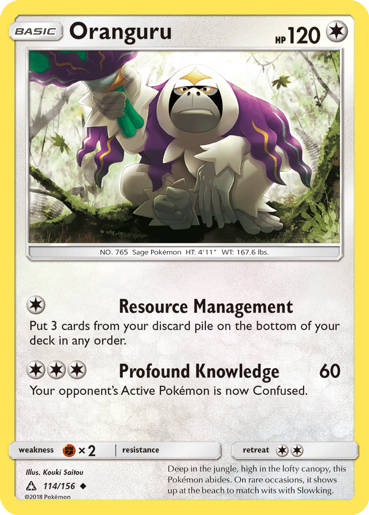 Oranguru card