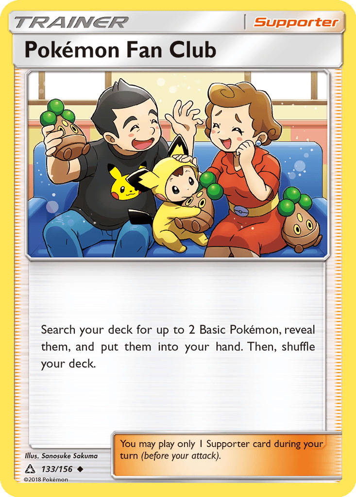 Pokémon Fan Club card