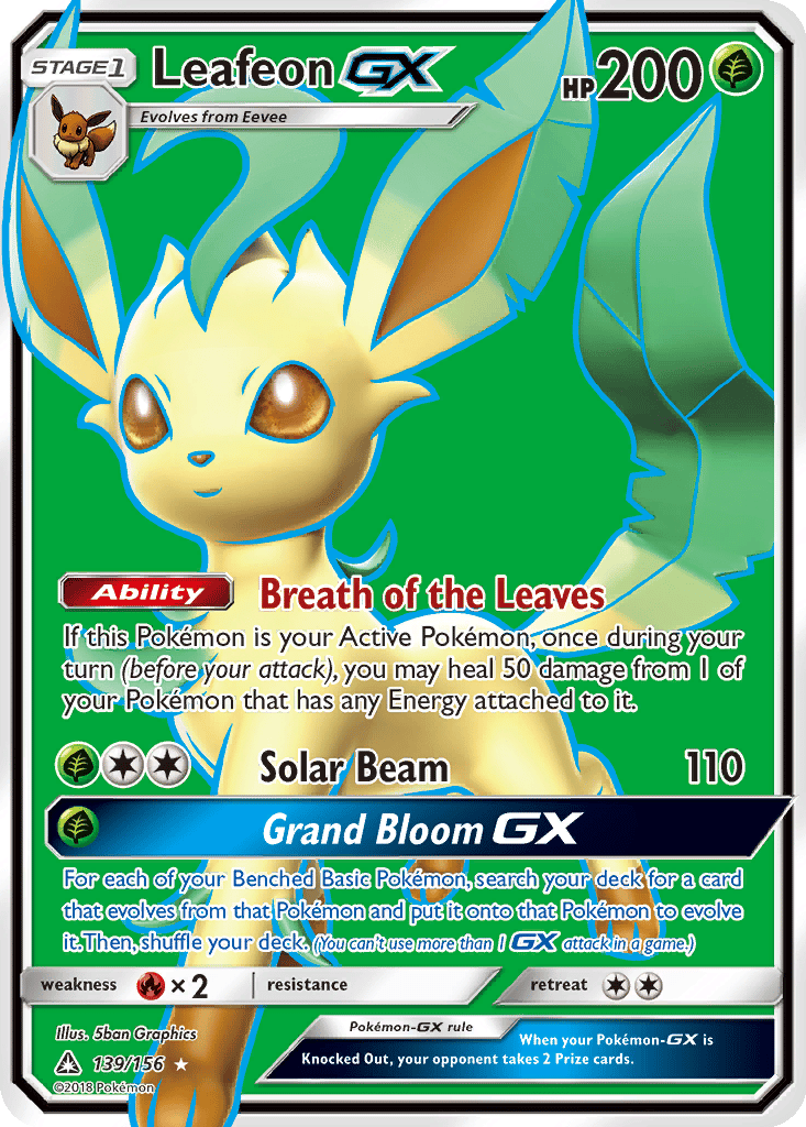 Leafeon GX card