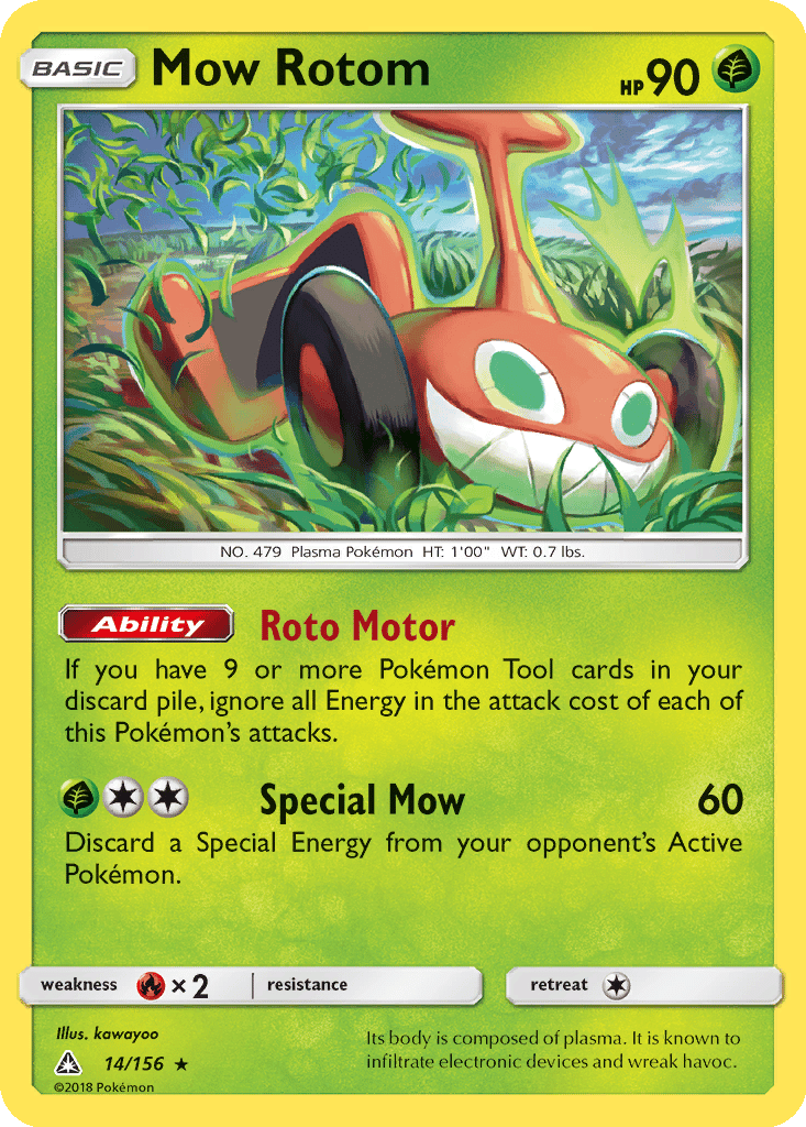 Mow Rotom card