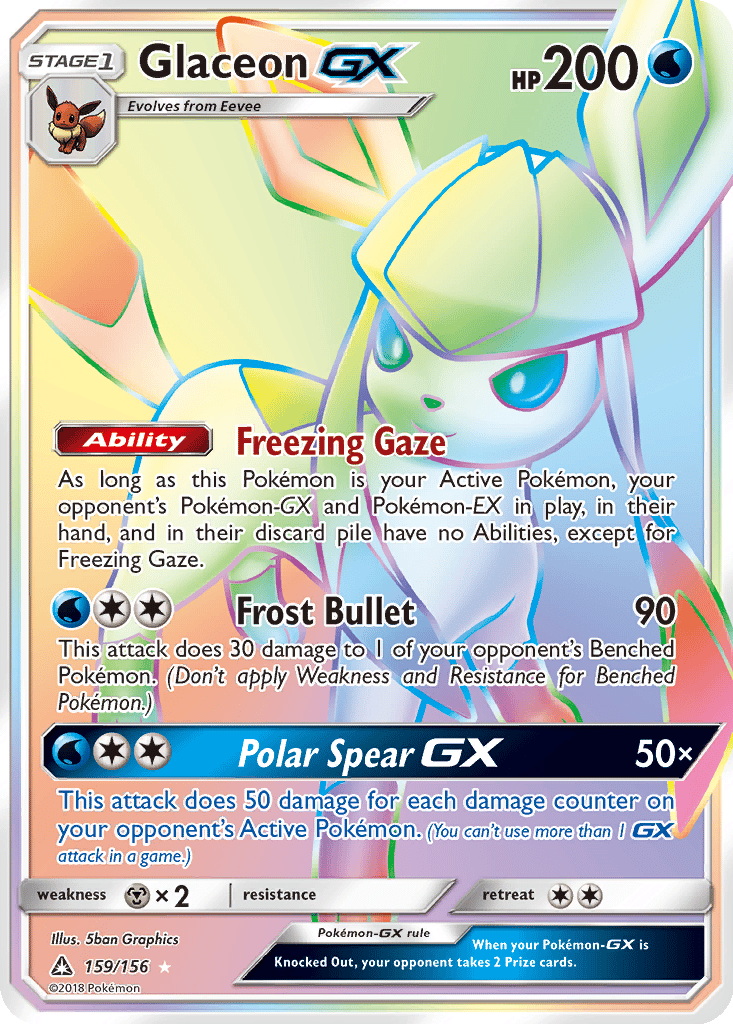 Glaceon GX card