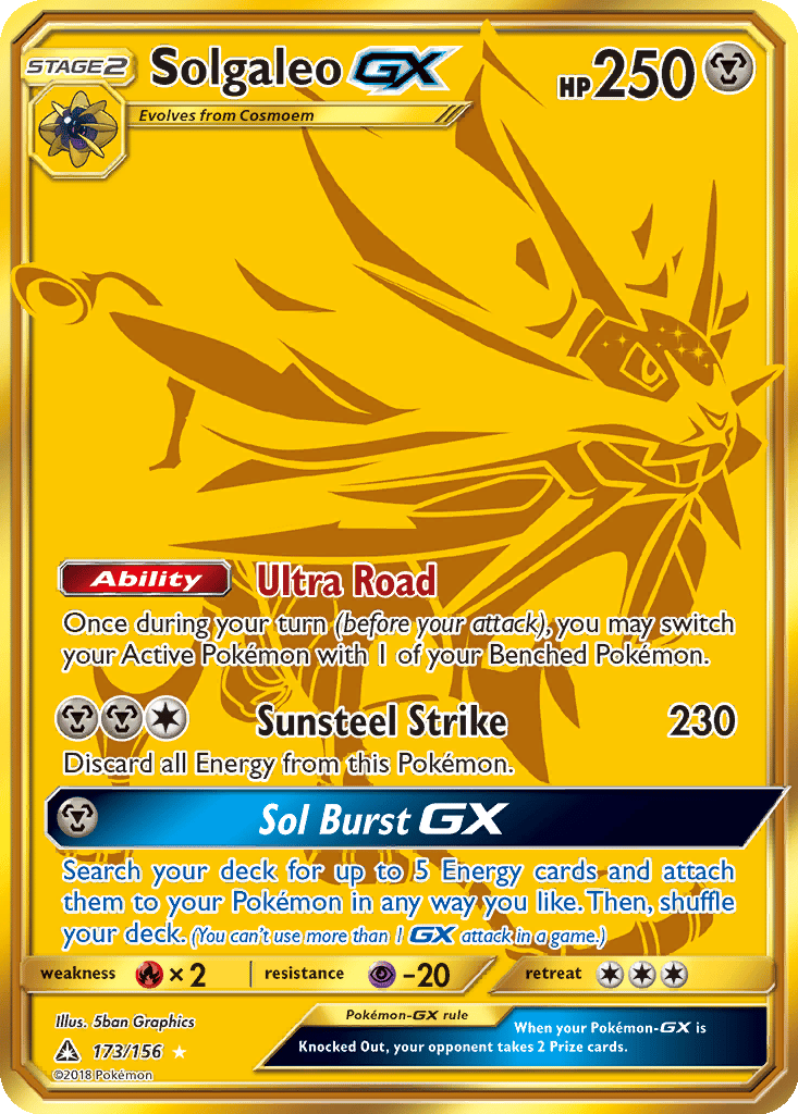 Solgaleo GX card