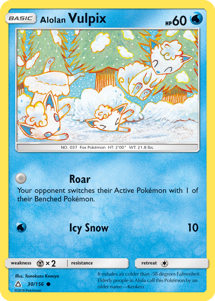 Alolan Vulpix card