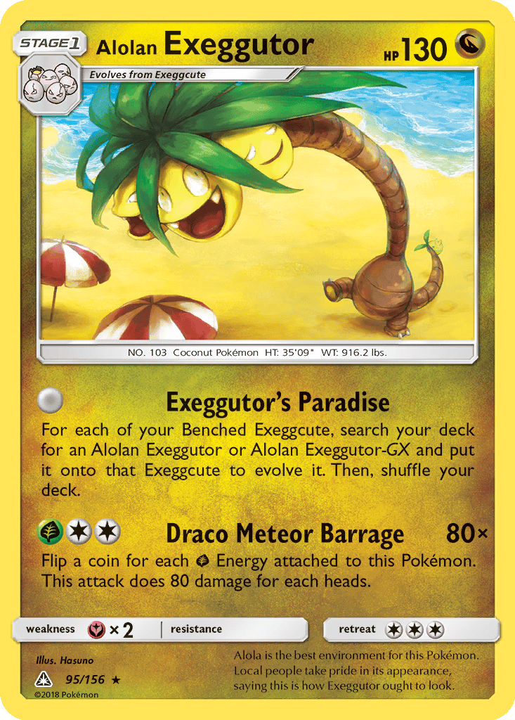 Alolan Exeggutor card