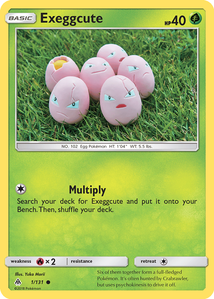 Exeggcute card