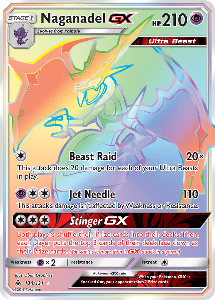 Naganadel GX card