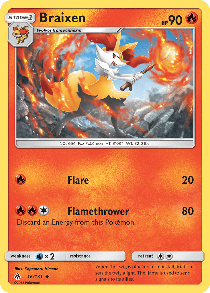 Braixen card