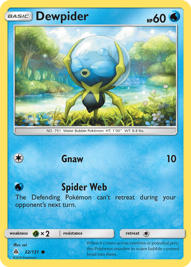 Dewpider card