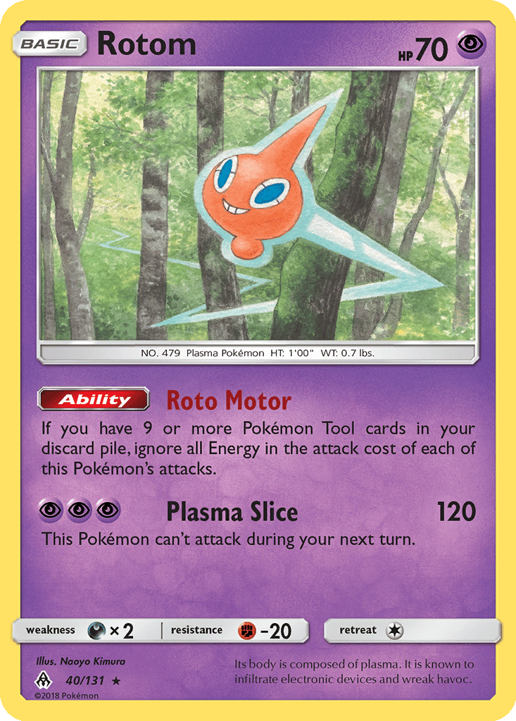 Rotom card