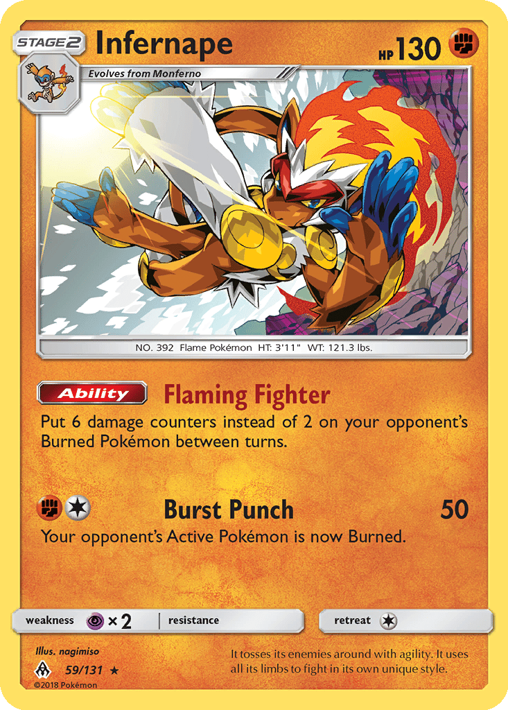 Infernape card