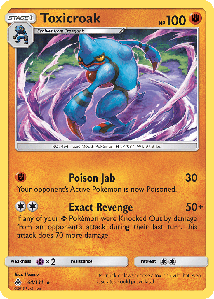 toxicroak pokemon card value Toxicroak - 55/147