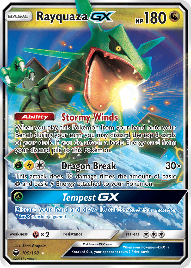 Rayquaza GX card