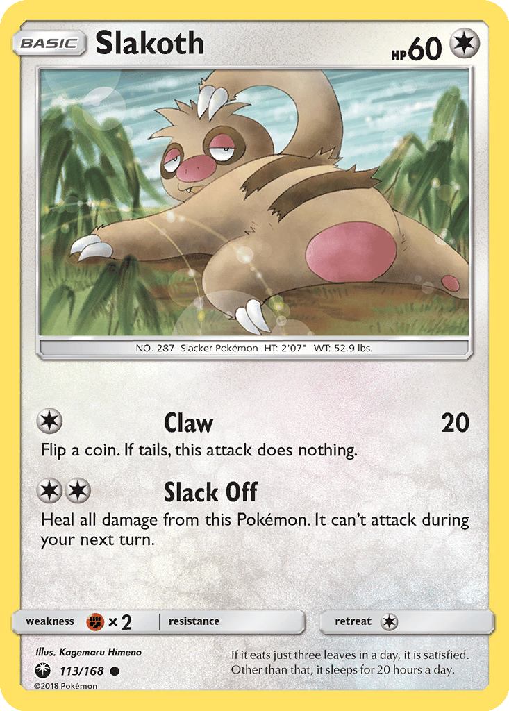 Slakoth card