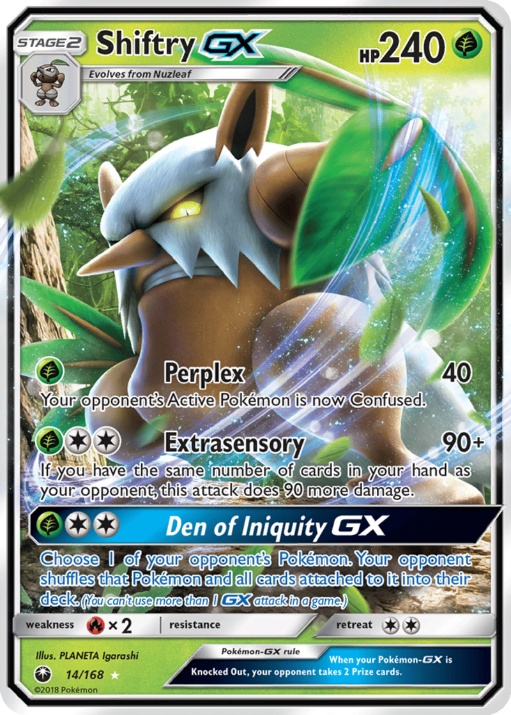 Shiftry GX card