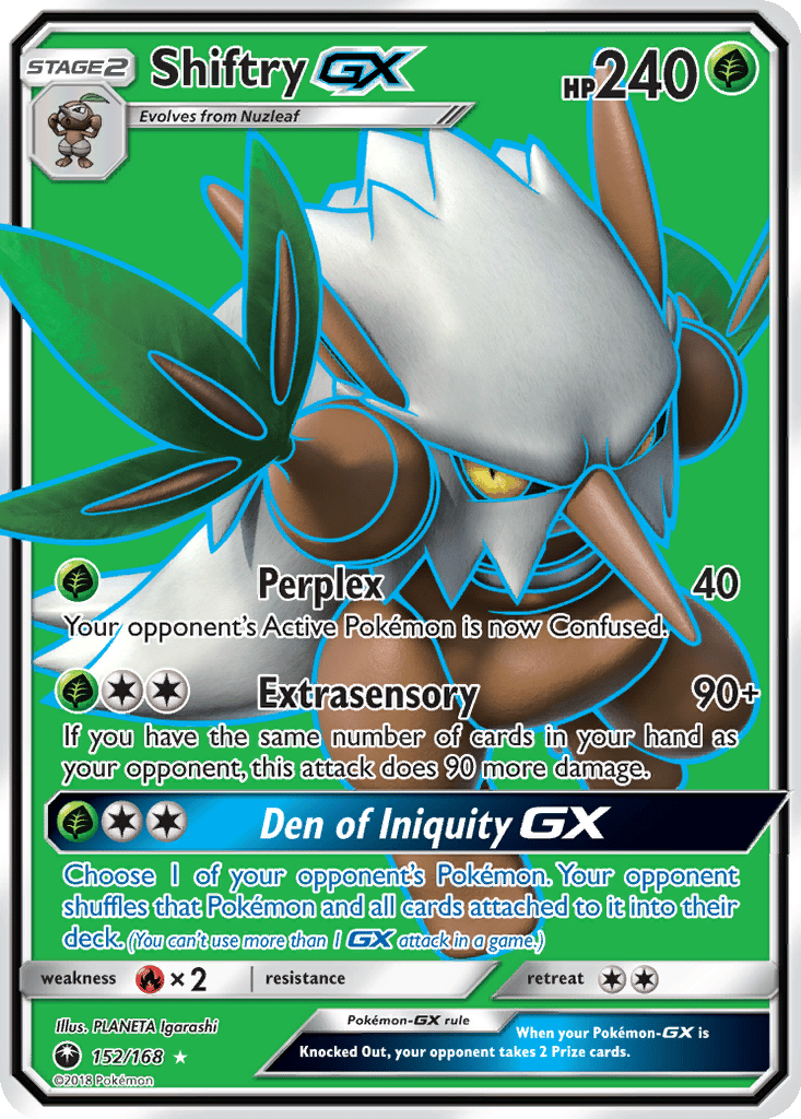 Shiftry GX card